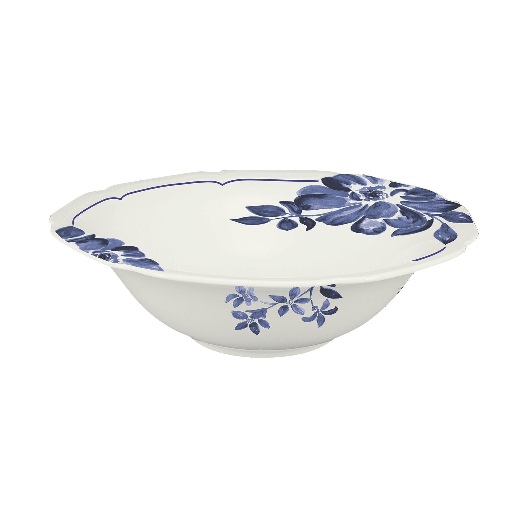 Floral Charm, Schüssel rund mit Relief ø 243 mm / 1,00 l blue